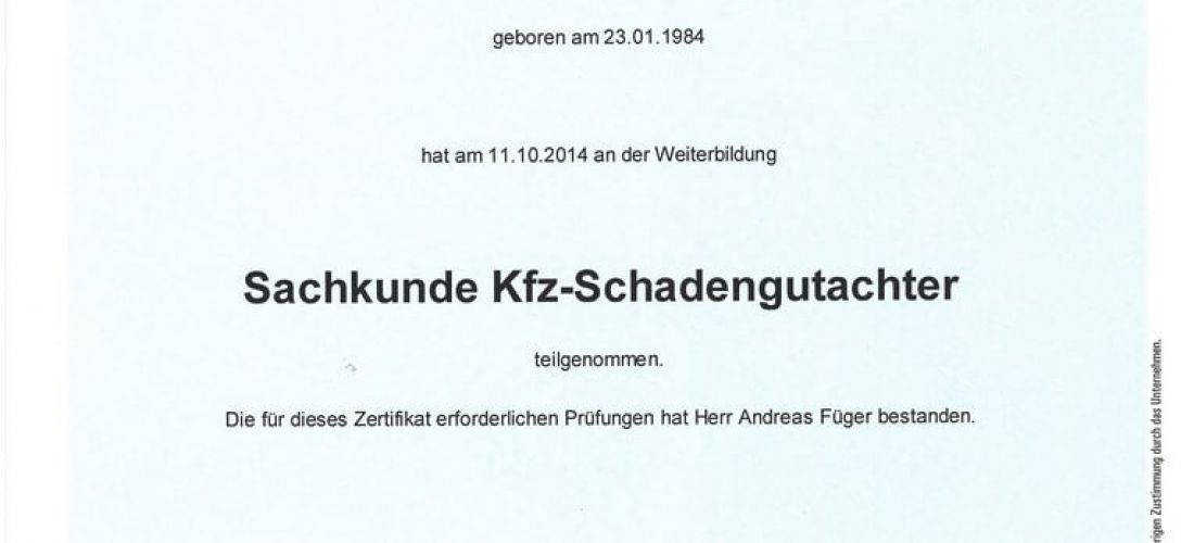 Sachkundenachweis_KFZ-Schadengutachter_TÜV-Rheinland